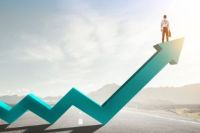 Business growth and success concept